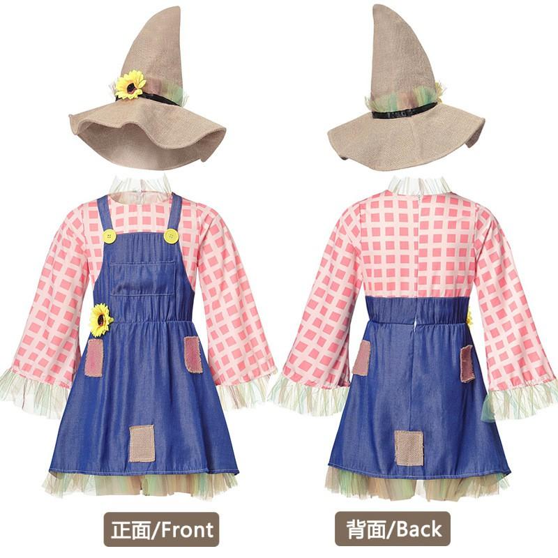 Womens Halloween Costume Set Witch Hunter Fairy Pirate Scarecrow Fantasy Cosplay Outfit Adult Party Stage Performance