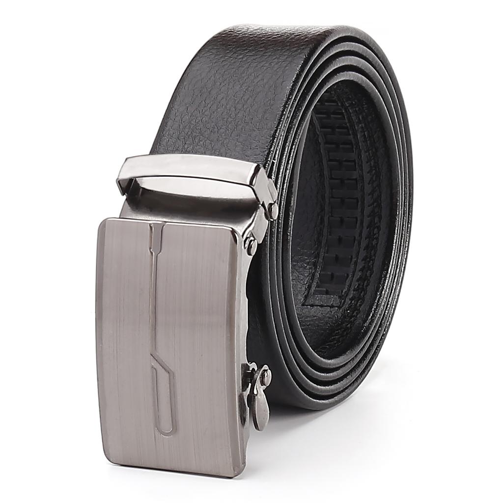Cintura da Uomo Automatica con Fibbia Business - Bordo Rivestito in TPU, Cintura Elegante Premium per Abbigliamento Formale