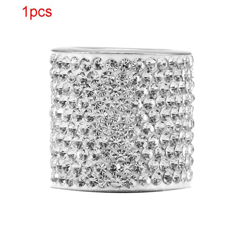 

2 шт. Универсальные кристаллы, стразы, подголовник для автомобильного сиденья, кольцо, ошейники, украшения, подвески, бриллиантовые украшения, аксессуары для салона автомобиля для женщин