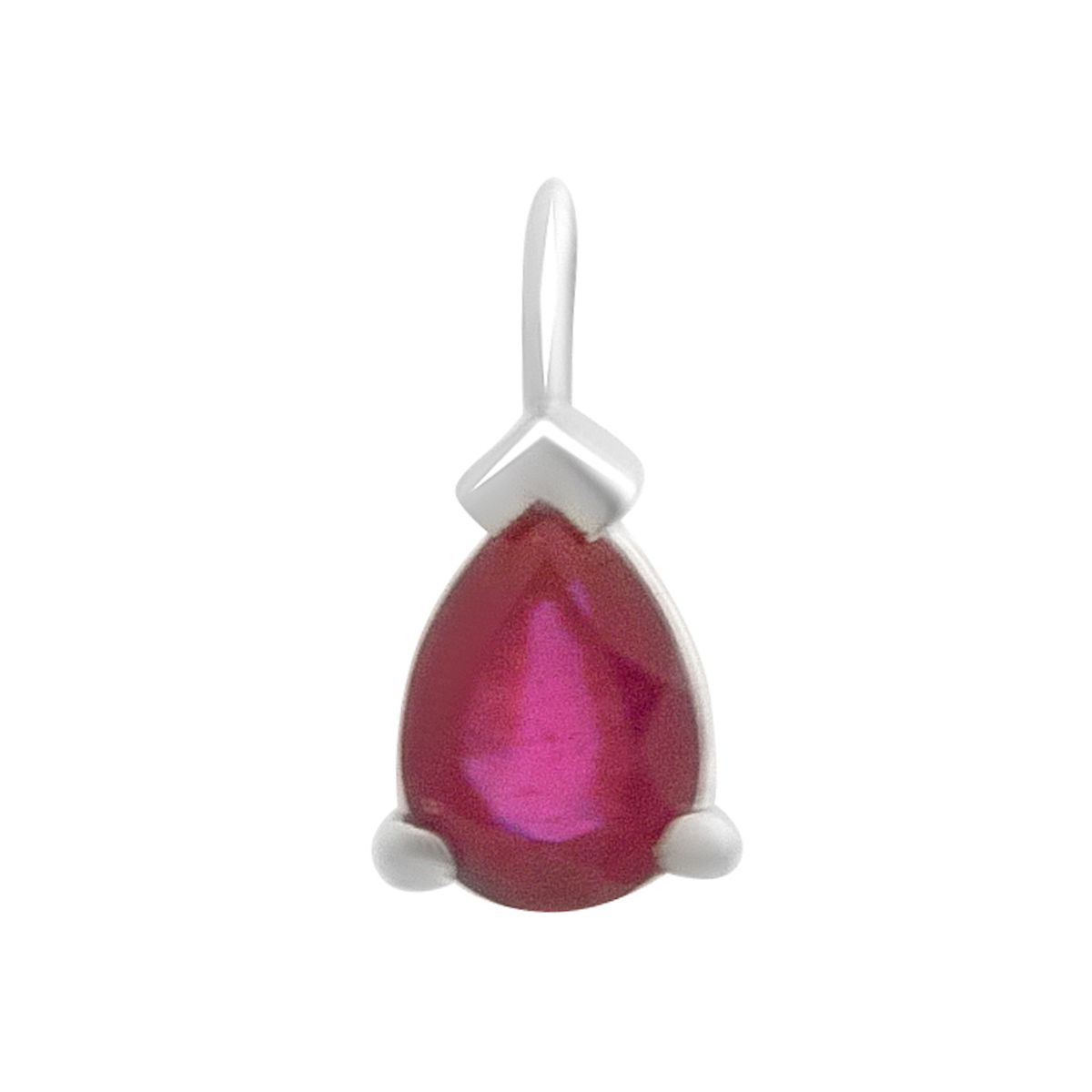 

Silver pendant with ruby 0.95ct (2194842) rubine червоний колір