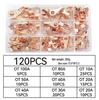 New OT-70/80 Copper Open-end Lug Terminal 3-100A Boxed Wire Crimp Fittings