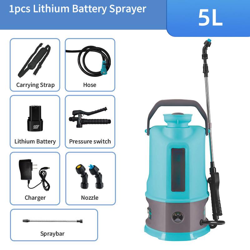 Dispensador de Pesticida para Desinfecção Recarregável por Bateria 5L/8L/10L/16L/20L Pulverizador de Irrigação Agrícola para Jardim Pulverizador de Ampla Cobertura e Longa Autonomia
