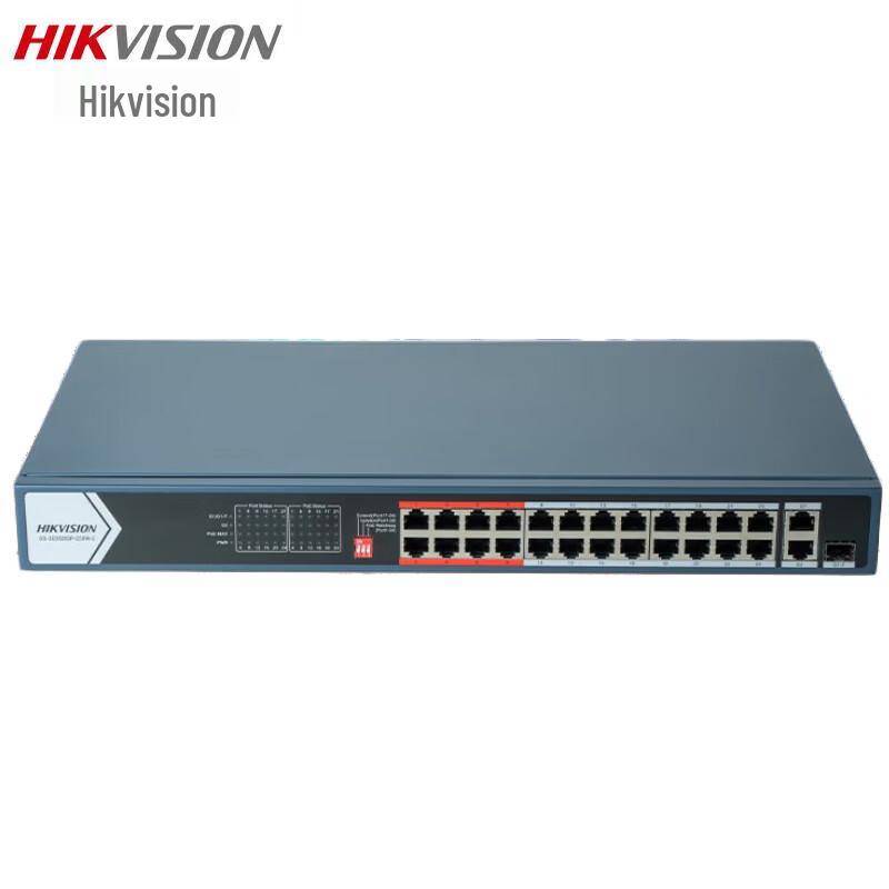 

Hikvision 26-Port PoE Unmanaged Surveillance Switch CN plug (adapter included)