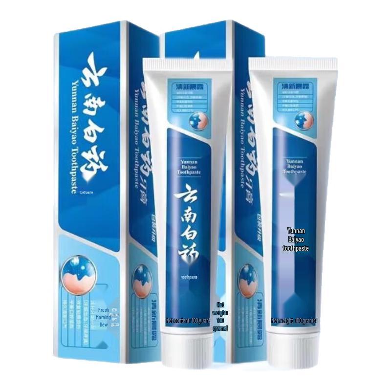 

Yunnan Baiyao Probiotic Toothpaste, Fresh Morning Dew (2x100g)