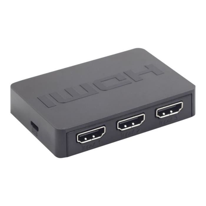 Commutateur Vidéo-audio - Cablexpert - DSW-HDMI-34 - 3 X HDMI - Noir - Ordinateur De Bureau