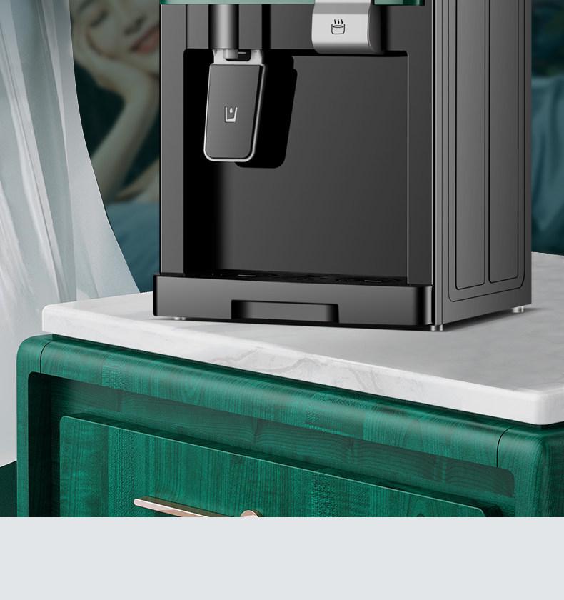 2026 Smarter Mini-Schreibtisch-Wasserspender: Automatische Toplader, Heißwasser bereit für Zuhause und Wohnheim.