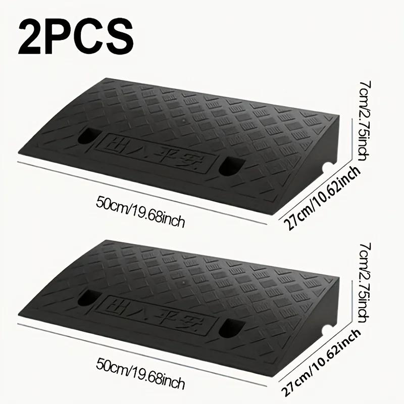 Durable Portable Threshold Ramp 3–10cm Height, Anti-Slip Surface for Car, Motorcycle, Wheelchair, Pets, Doorstep, Curb Access