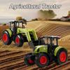 1:32 Agricultural Tractor Alloy Model Toy Diecast Car Front Wheel Steering Rubber Tires Miniature Vehcies Children's Puzzle Toys