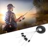 6 In 1 Fishing Bobber Stoppers Oval Shape Bobber Beads Stopper  Terminal Tackle