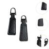 2Pcs Zipper Pulls Pullers PU Leather Decorative Parts for Repair Zip Puller Tag