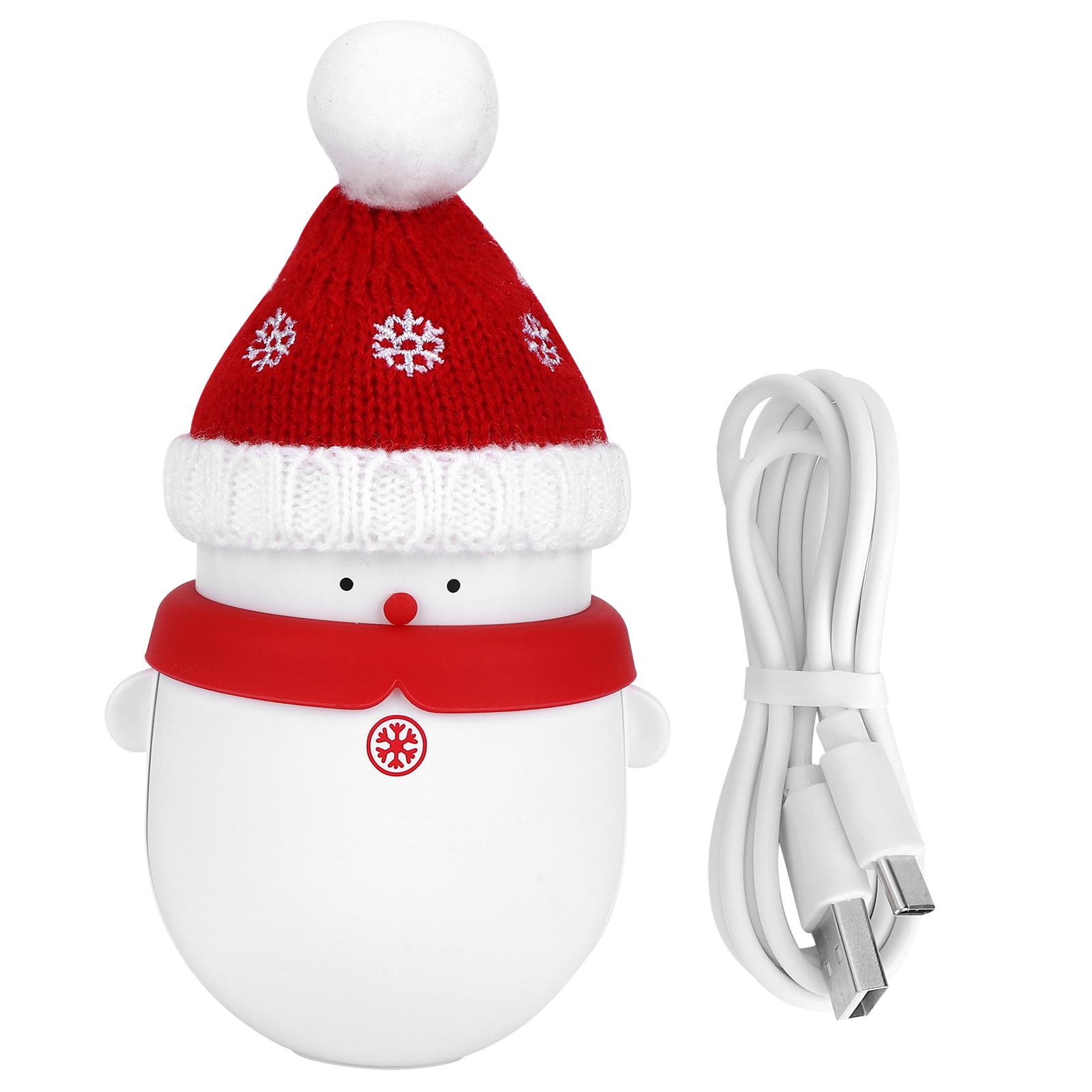 

2 в 1 USB перезаряжаемая грелка для рук 6000 мАч портативный внешний аккумулятор многоразовая грелка для рук рождество красный