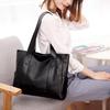 1 Pz Moda Donna Tinta Unita Borsa a Spalla Morbida Pelle Pu Pendolare Grande Capacità Casual Tote Borsa a Mano per Donna