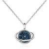 Blue Planet Women's Pendant Clavicle Chain Light Luxury Gift Jewelry Accessories Necklace (40 Cm + 3.5 Cm)
