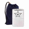 Portable Hand Warmer Outdoor Portable Lightweight Metal Hand Warmer with Pouch for Fishing Camping Hiking Hand Warmer with Pouch