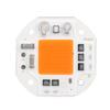 AC220V 50W Integrated Chip Light Source High Bright COB Bead   Bulb Warm White