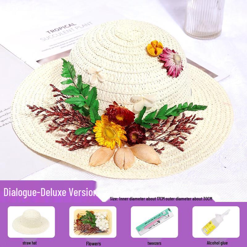 

Xincaizhiyun Набор для изготовления шляпы из сухих цветов своими руками