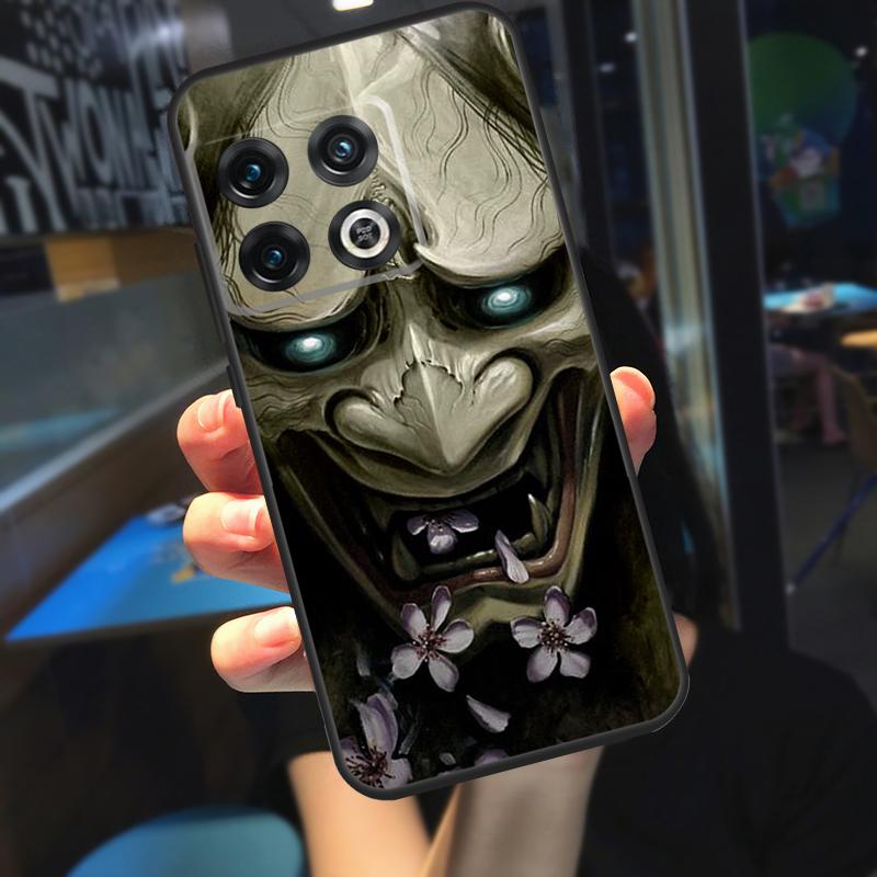 Oni Hannya Mask Funda For OnePlus 13R 13 12 R 11 9 10 Pro 8T 9RT 10T OnePlus Nord CE 4 2 3 Lite N20 N30 Case