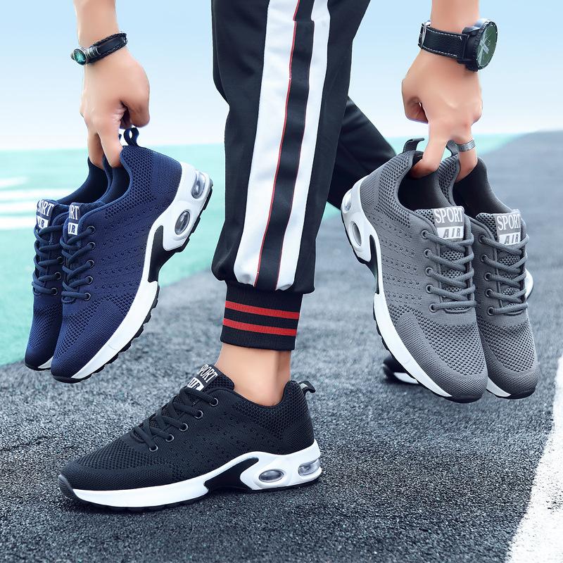 Autumn new fly-woven sports shoes casual shoes shock-absorbing comfortable breathable running shoes
