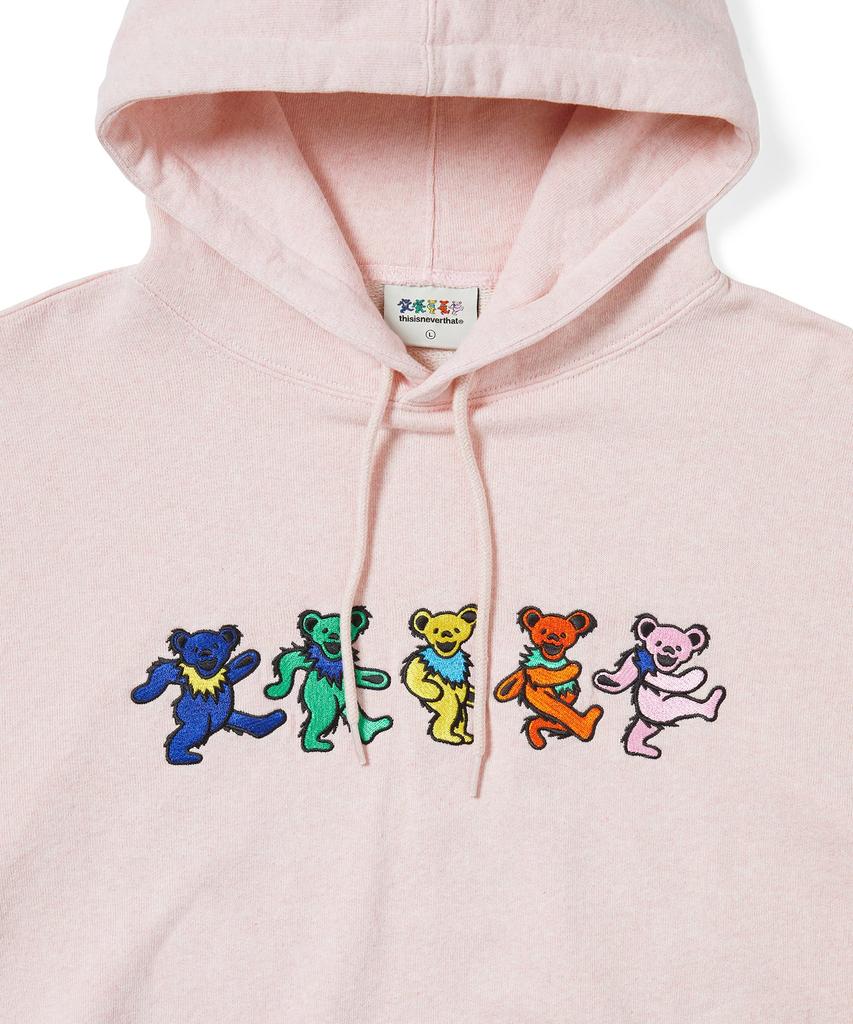 Gd Dancing Bears Hoodie Heather Pink