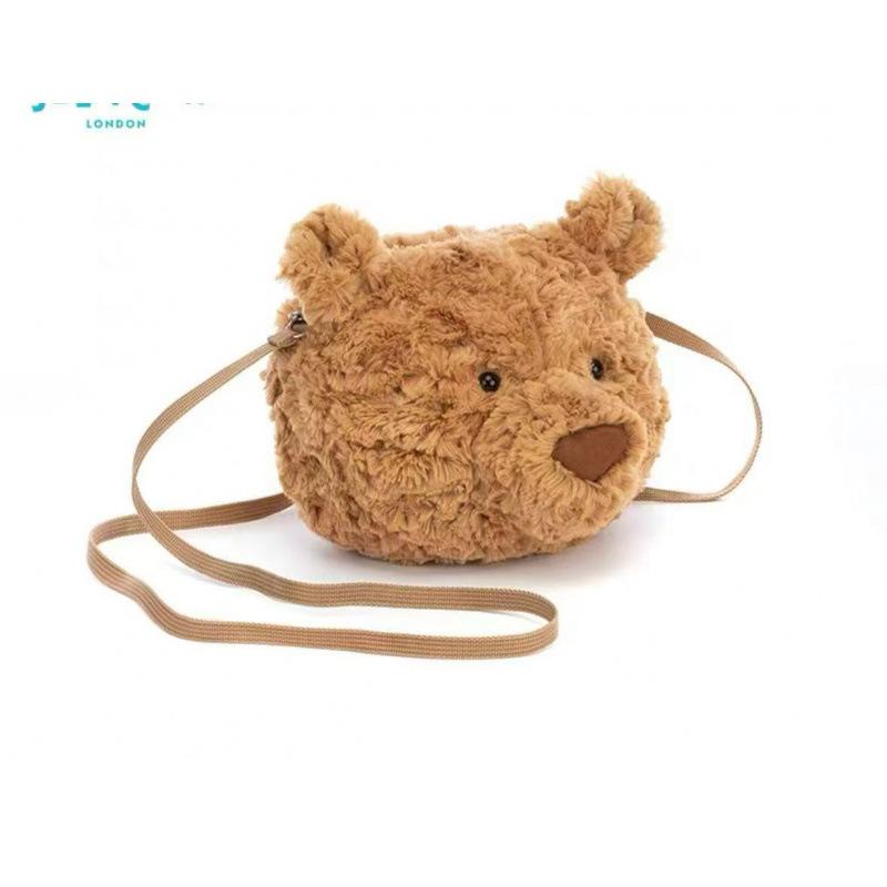Bread toast backpack simulation bread plush toy schoolbag satchel croissant piggy coffee bag gift