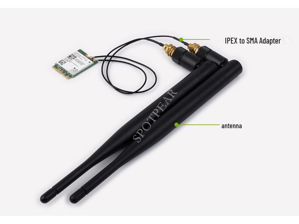 Módulo Intel AX210 Tri-Band Gigabit WiFi 6 com Bluetooth 5.2