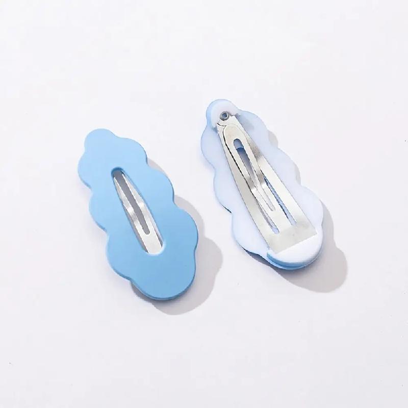 

1 шт. модные украшения для волос в виде облаков, заколки для волос, милые головные уборы, заколки для волос конфетного цвета, стильные милые заколки для волос для девочек, аксессуары для волос небесно-голубой