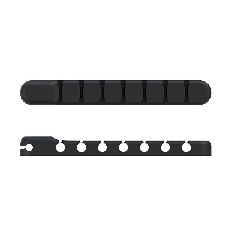 Настольный самоклеящийся силиконовый органайзер для кабелей - Многофункциональный держатель для наушников, телефона и кабелей данных.