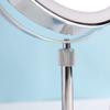 8" Double-Sided LED Lighted Makeup Mirror with Adjustable Height and Magnification