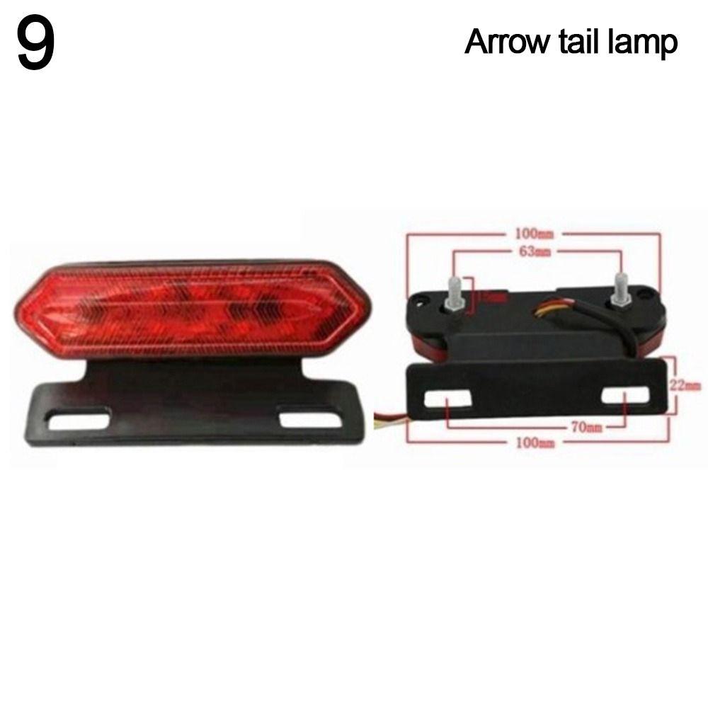 Rear Lamp E-Bike Rear Light Electric Bicycle Light Bicycle Tail Light E-Scooter Night Lamp
