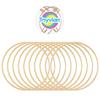 10 Pcs Flowers Rings Gold Dream Catcher Hoop Mixes Dreamcatcher Metal Hoops for Crafts