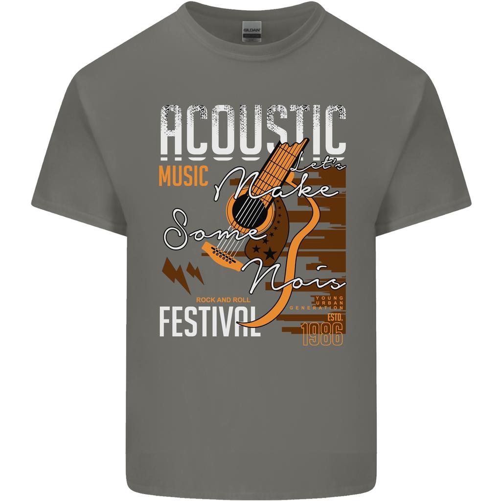 Akustische Musik Country Western Gitarre Unisex Leichtes Baumwoll-T-Shirt