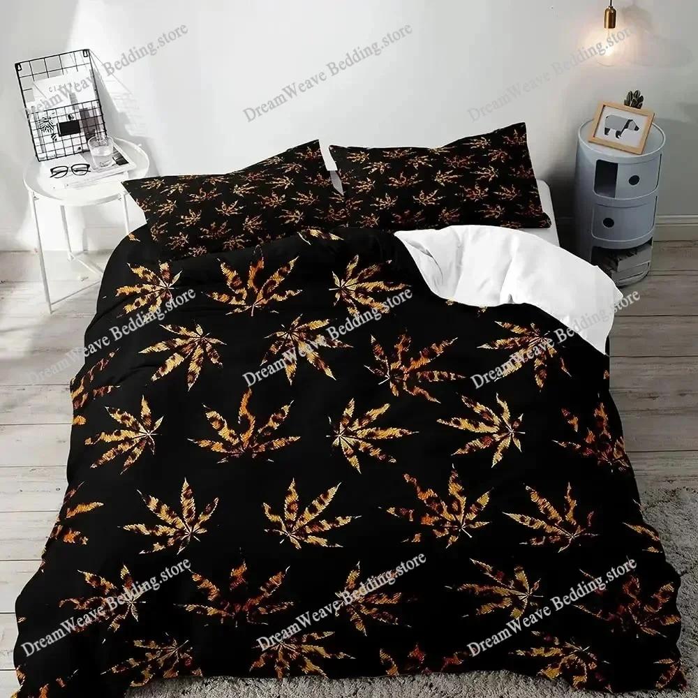 Leopard Duvet Cover Queen Bedding Sets, Black Luxury Comforter Quilt Cover,Fashion Cheetah Print Gifts for Men Women Luxury Gift