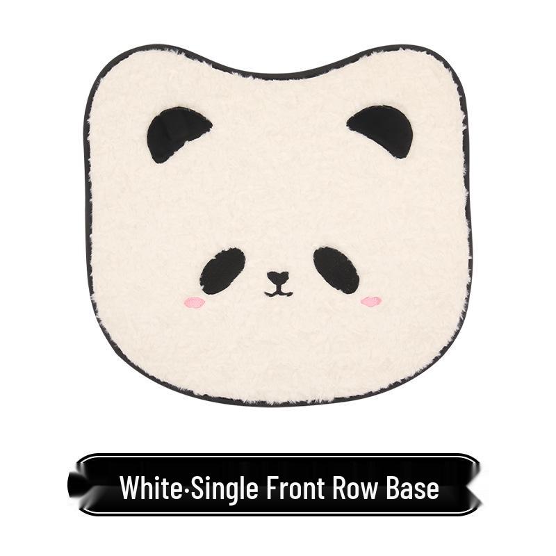 Panda Winter Plush Car Seat Cushion for Toyota bZ3, Corolla, RAV4, Rongfang, bZ5