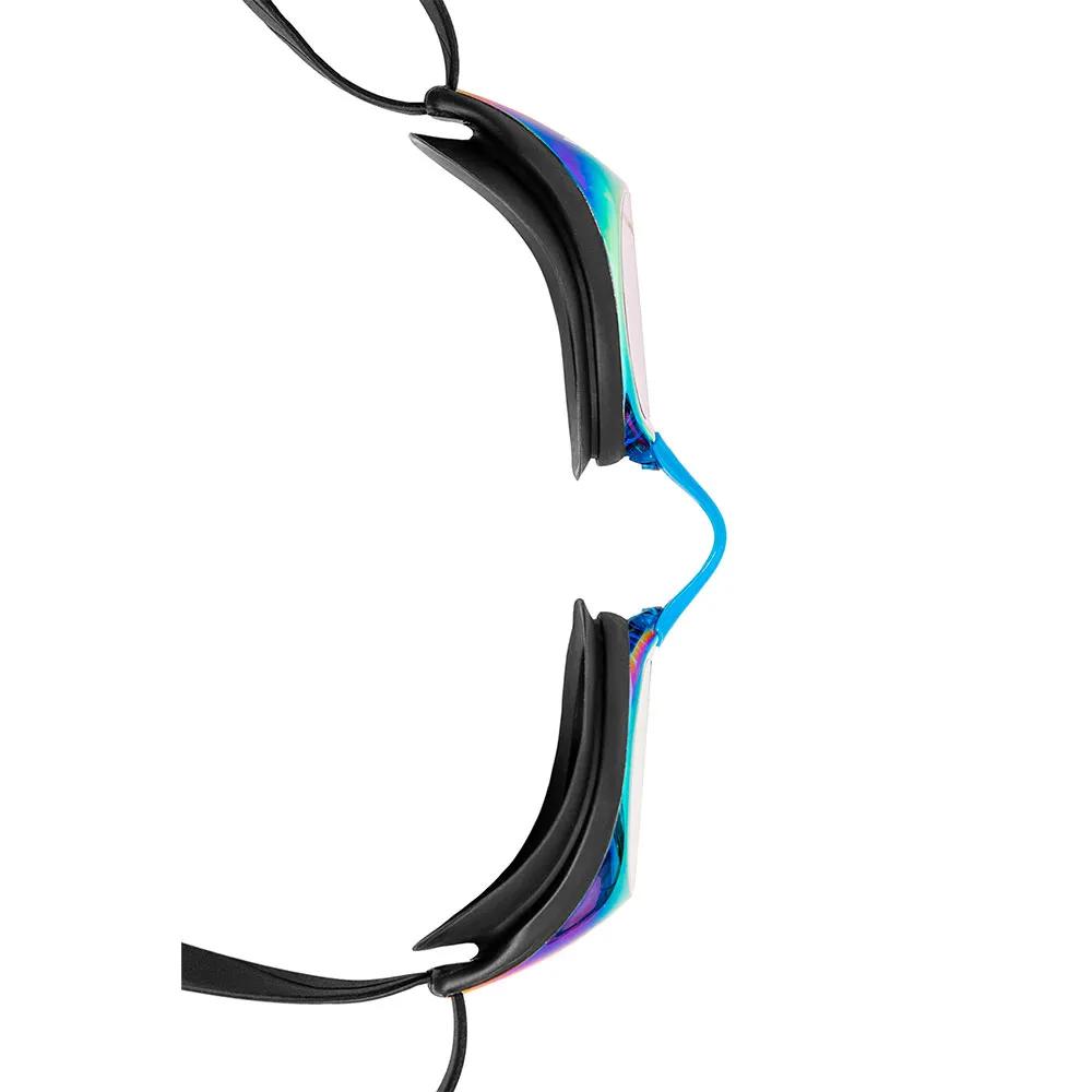 Madwave Пластиковые очки для плавания с зеркальным покрытием Record Breaker Rainbow