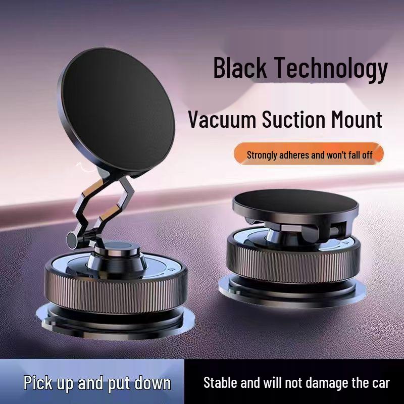 360° Rotatable Magnetic Car Phone Holder with Strong Suction Cup