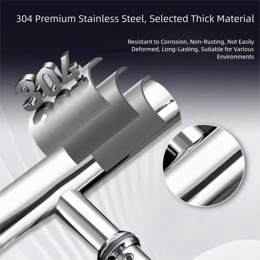 Thick Door Handles Stainless Steel Doors Pull Handle New Shower Door Handle Hardware Fittings