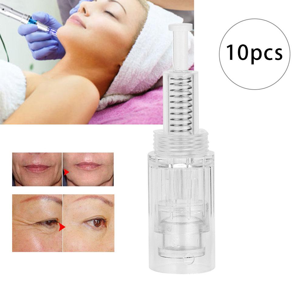 10Pcs Eyebrow Tattoo Cartridge Needle Electric Micro Needle Acne Removal Skin Care Tool