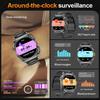 2 In 1 Smart Watch With Earbuds TWS Bluetooth Earphone Heart Rate Blood Pressure Sport Fitness Smartwatch Music Watch Men