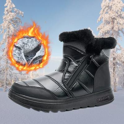 Neue High-Top-Baumwollschuhe für Damen, Warme und Plüschige Schneestiefel, Vielseitige Winter-Baumwollstiefel für Damen
