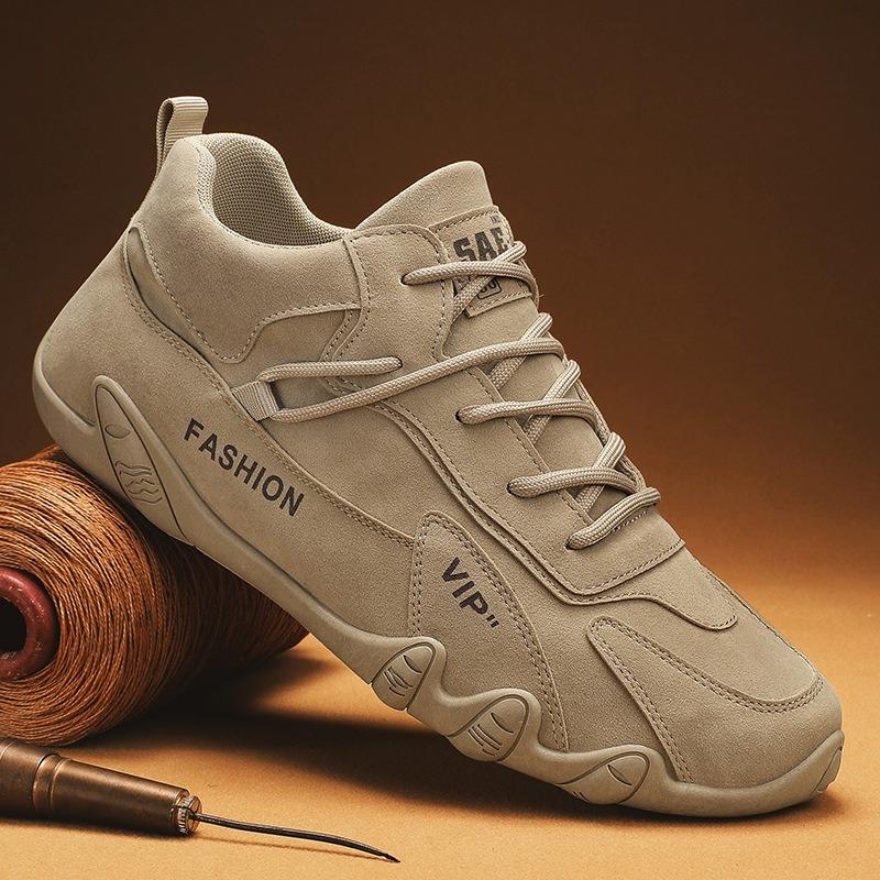 New Labor Protecti Men's Shoes Anti Slip Cstructi Site Work Clothes Shoes Men's Outdoor Leisure Sports Board Shoes Trendy Shoes