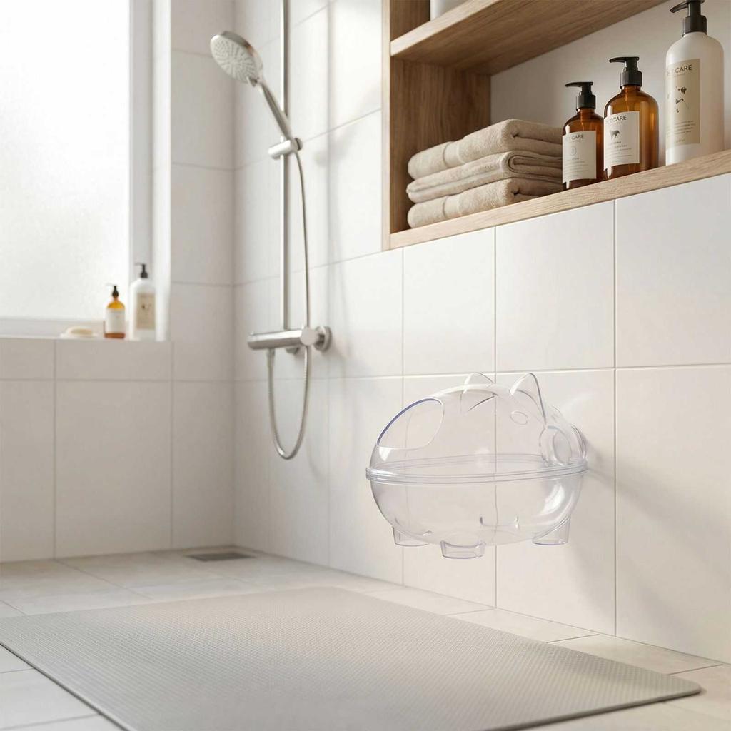 Pet Bath Bathroom Toilet Transparent Multifunctional Pig Bath