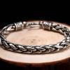 Cuban Link Twist Bracelet for Men - Thick Alloy Rope Chain, Adjustable Masculine Unisex Jewelry Gift for Boyfriend Husband
