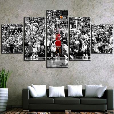 5 Pieces Canvas Art Sportsman Poster Painting Artwork For Living Room Wall Picture Prints Bedroom Home Decor Mural Framework
