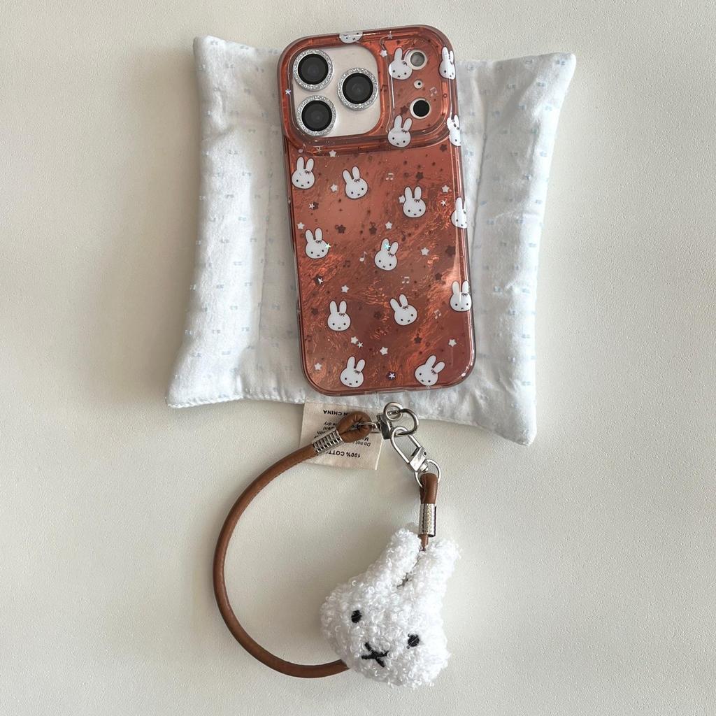 Brown Miffy Head iPhone Protective Case for 14/15/16/17 Pro Max