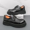 Mocasines de Cuero Elevadores de Altura para Hombre Talla Grande: Zapatos Formales-Casual Modernos y Versátiles