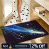 Soft Absorbent Non-Slip Rug Art Planet Floor Mat Home Decor Doormat Bedroom Floor Mat Shower Carpet