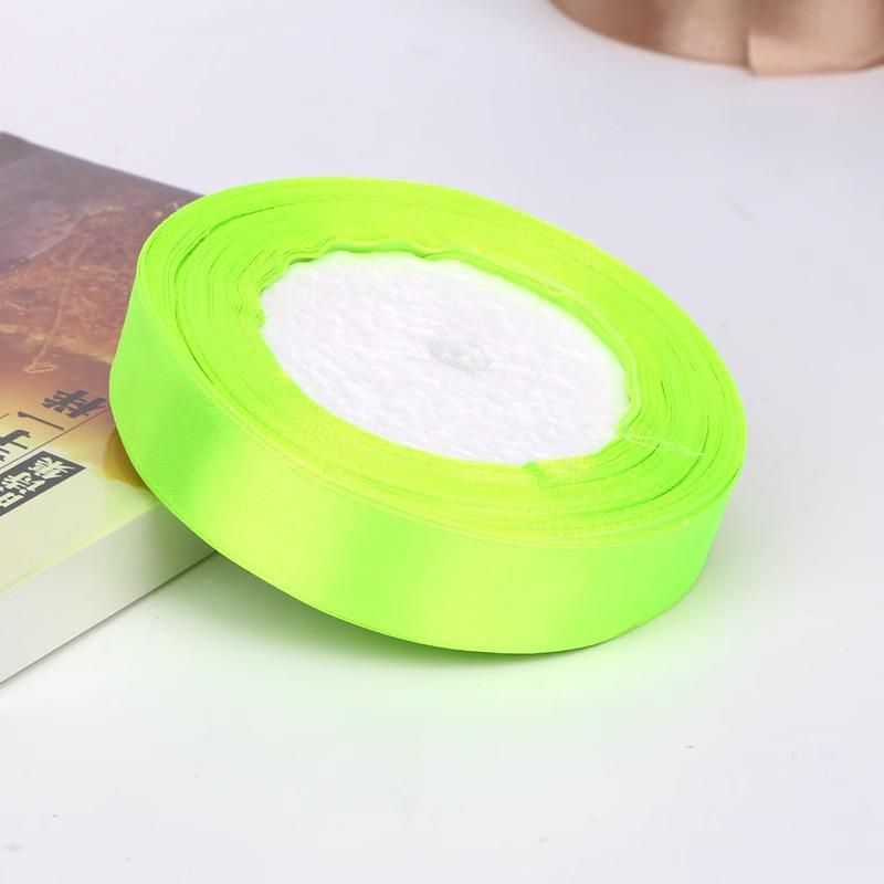 2cm Świeża Satynowa Wstążka do Dekoracji Ślubnych, Prezentów, DIY, Bukietów