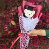 Graduation Flower Bouquets Realistic Flower Bouquets Artificial Bouquets with Bear for Kid Student Teache Graduation