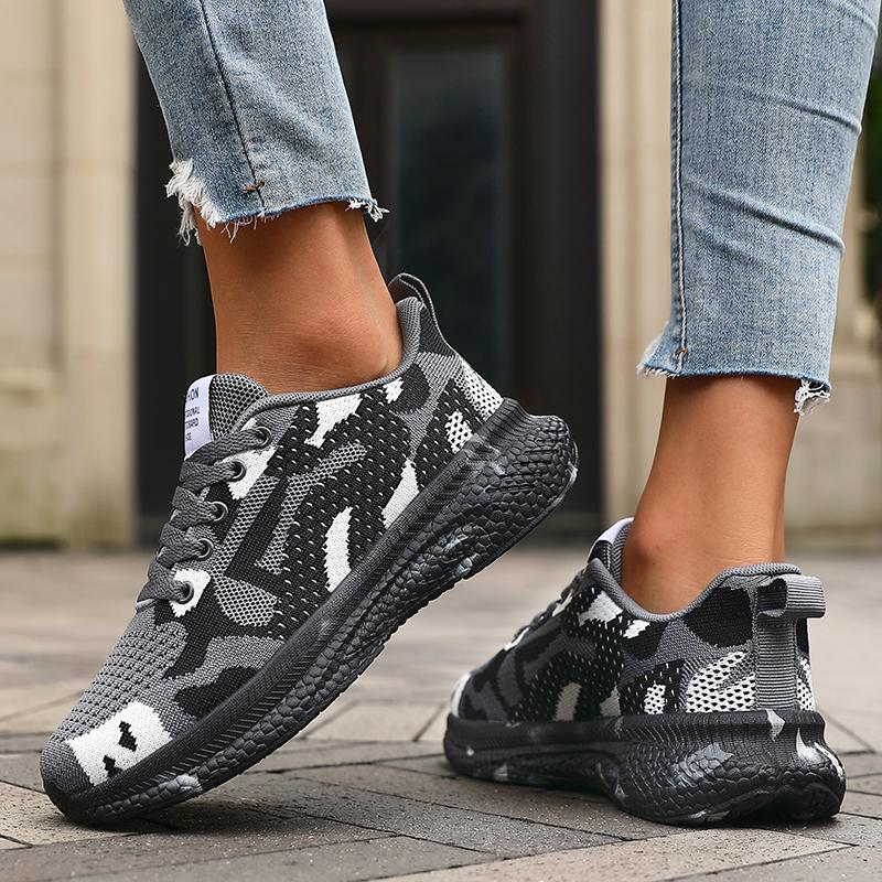 

Fashion 2025 New Men Camouflage Sports Shoes Anti Slip Shock-absorbing Running Shoes Ideal Choice for Outdoor Exploration Daily Exercise 36 серый