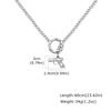 Vnox Personality Men's Pistol Pendant Necklace, Sliver Color Stainless Steel Link Chain, Hip Hop Rock Gun Necklace for Teen Boys
